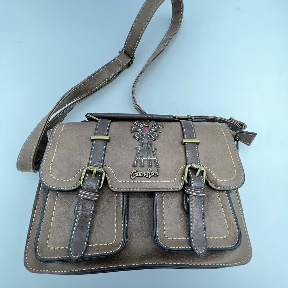 Cotton Road New Zealand Windmill Satchel Shoulder Bag